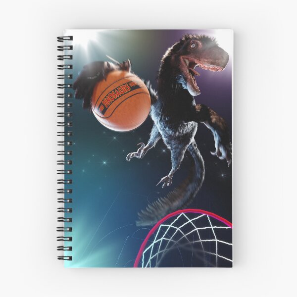Item preview, Deinonychus Ballin' (With Background)  designed and sold by CoolioArtRedbubble.