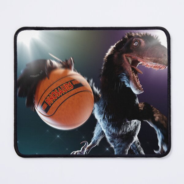Item preview, Deinonychus Ballin' (With Background)  designed and sold by CoolioArtRedbubble.