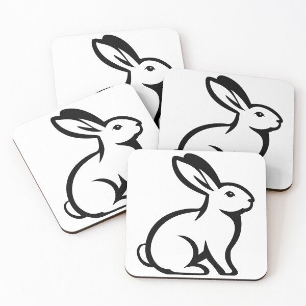 Item preview, Rabbit Silhouette Art designed and sold by theartfulaspie.
