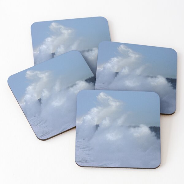 Item preview, The powerful wave on the sea wall designed and sold by alanoix.
