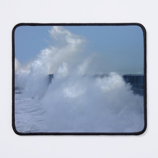 Item preview, The powerful wave on the sea wall designed and sold by alanoix.