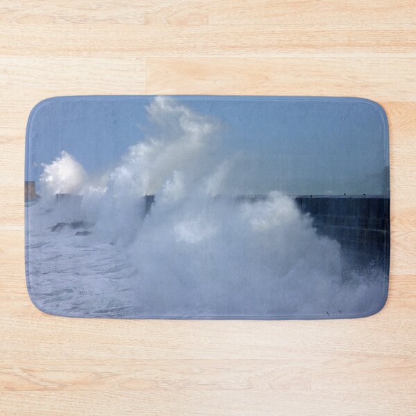 Item preview, The powerful wave on the sea wall designed and sold by alanoix.