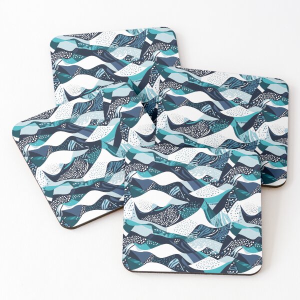 Item preview, Geometric Ocean Patterns designed and sold by palaco210.