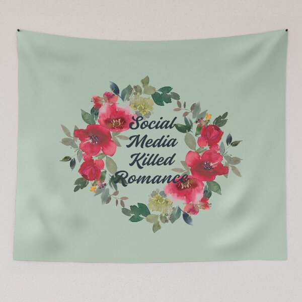 Item preview, Social Media Killed Romance designed and sold by AniArtPL.