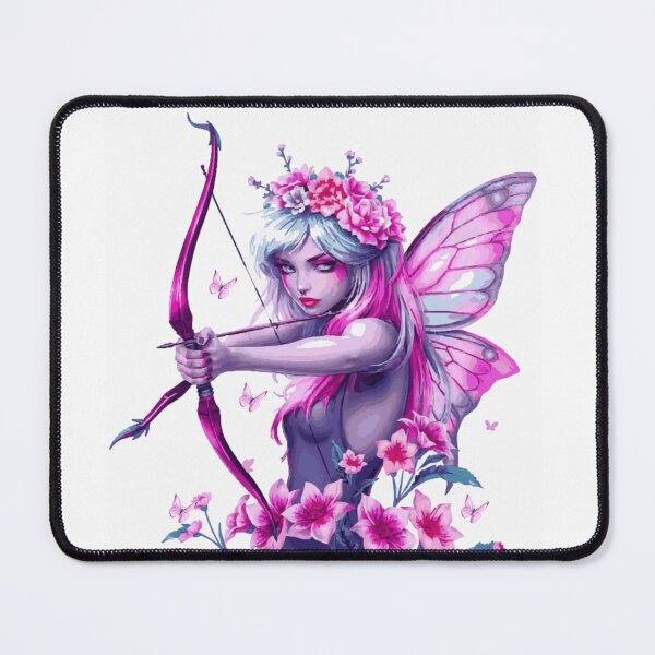 Item preview, Watercolor Sagittarius Fairy with Bow and Butterflies – Enchanting Zodiac Art Item designed and sold by Shabby Script Archive | Digital Designer .