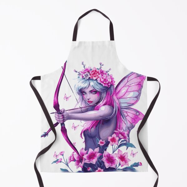 Item preview, Watercolor Sagittarius Fairy with Bow and Butterflies – Enchanting Zodiac Art Item designed and sold by Shabby Script Archive | Digital Designer .