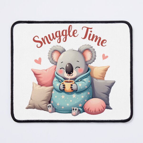 Item preview, Koala Snuggle Time with Hot Drink designed and sold by Bulwshop.