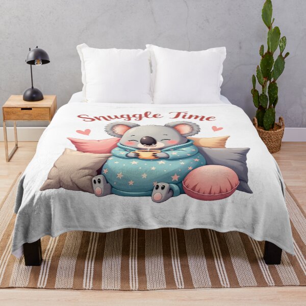 Item preview, Koala Snuggle Time with Hot Drink designed and sold by Bulwshop.