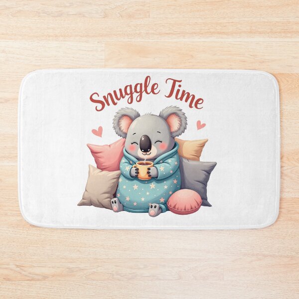 Item preview, Koala Snuggle Time with Hot Drink designed and sold by Bulwshop.