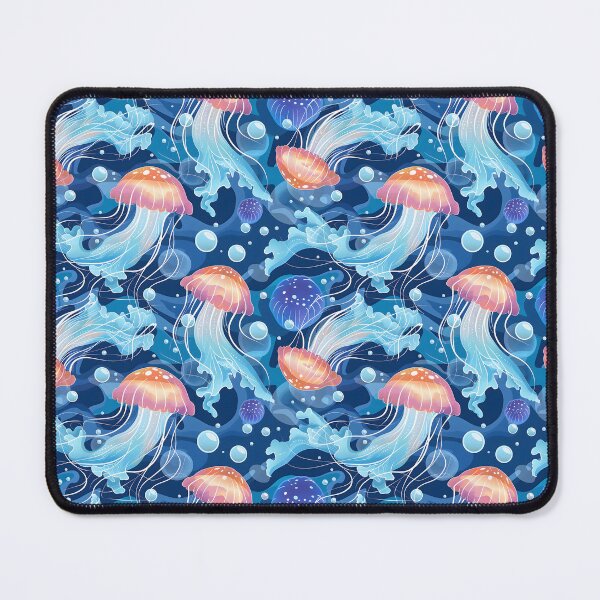 Item preview, Jellyfish in the Ocean Pattern designed and sold by palaco210.