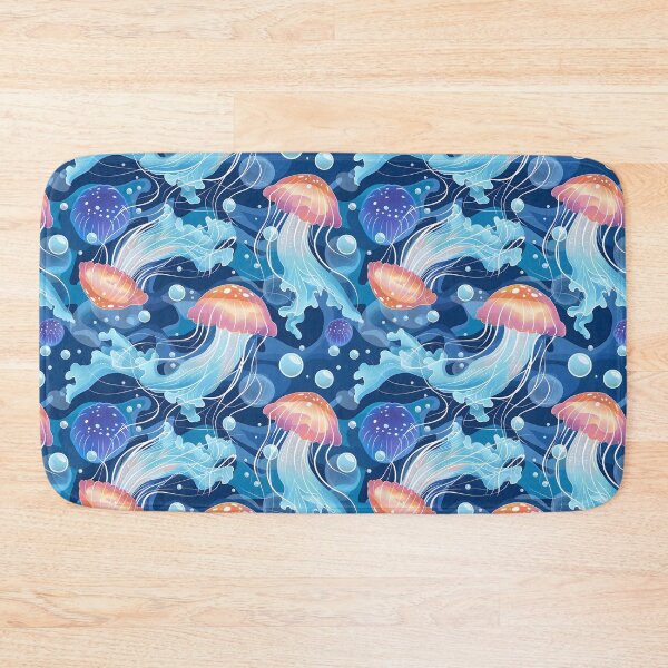 Item preview, Jellyfish in the Ocean Pattern designed and sold by palaco210.