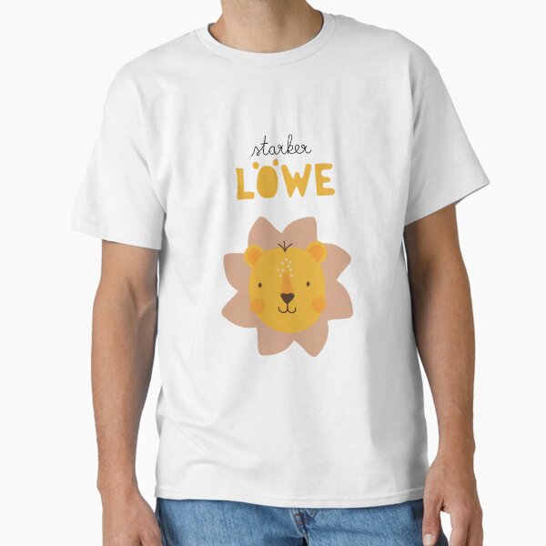 Strong Lion Yellow Orange Children Classic T-Shirt
