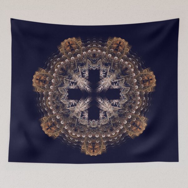 Item preview, Fractal cross sacred mandala designed and sold by Galas Art.