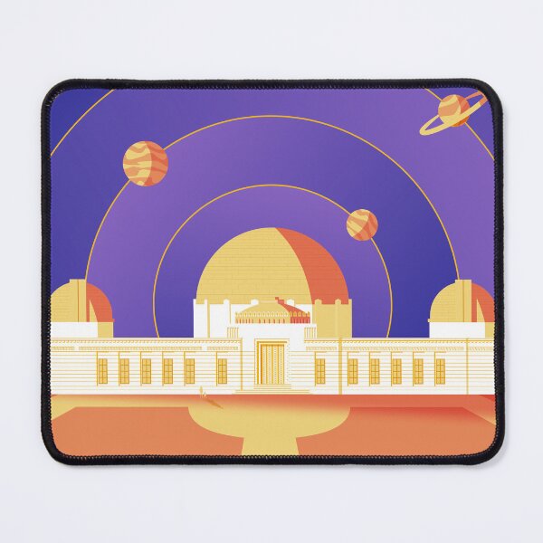 Item preview, Griffith Observatory - Purple designed and sold by Architecture Posters.