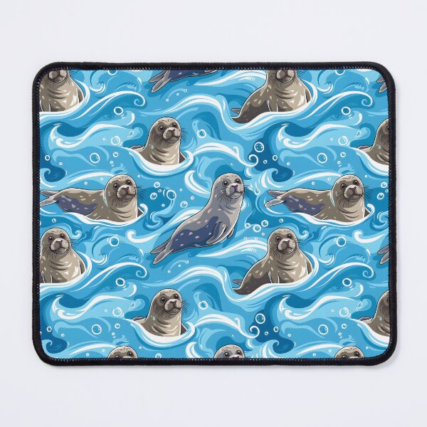 Item preview, Seal Ocean Waves Pattern designed and sold by palaco210.