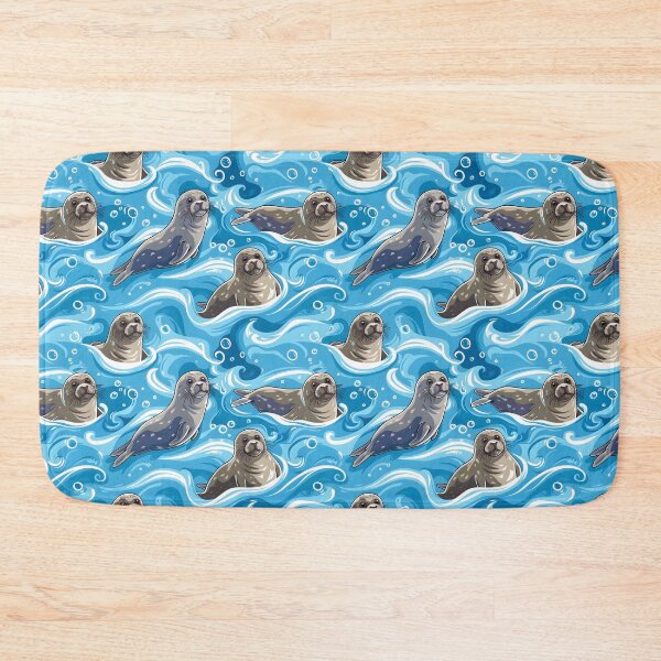 Item preview, Seal Ocean Waves Pattern designed and sold by palaco210.