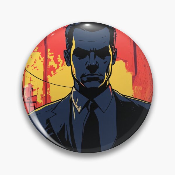 Item preview, Shadowed Secrets: Noir Detective in a Fiery Urban Alley 3:2 designed and sold by ZGigerBarker.