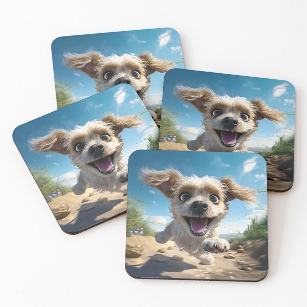 Item preview, Dog Lovers Joyful Running Puppy Capturing Pure Happiness designed and sold by Amanda's Factory.