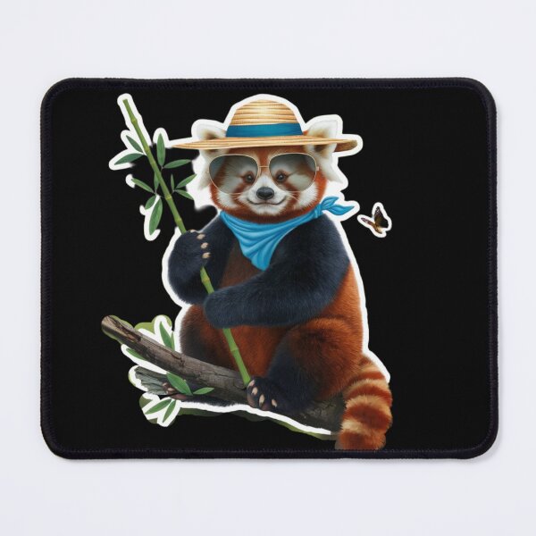 Item preview, Red panda in a hat designed and sold by DamioPolArt.
