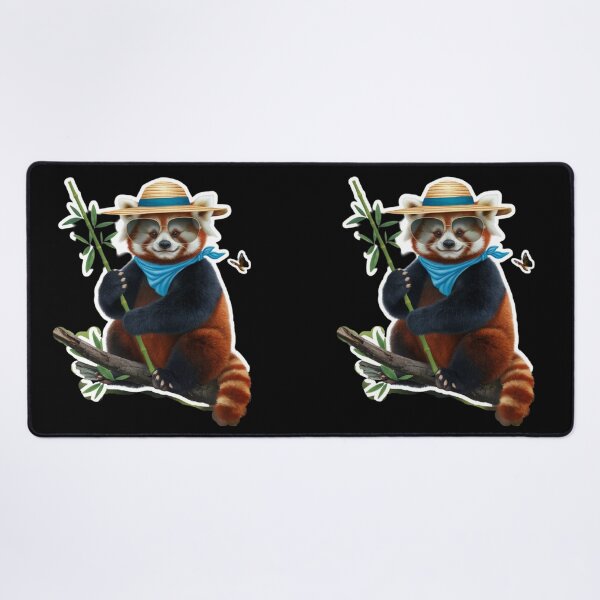 Item preview, Red panda in a hat designed and sold by DamioPolArt.