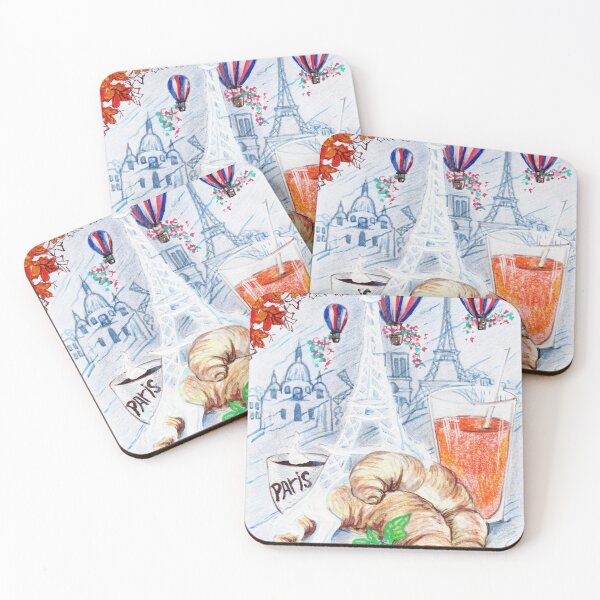 Item preview, CROISSANTS and COFFE IN PARIS designed and sold by MKNDESIGN.