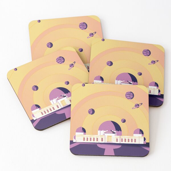 Item preview, Griffith Observatory - Purple and Yellow designed and sold by Architecture Posters.