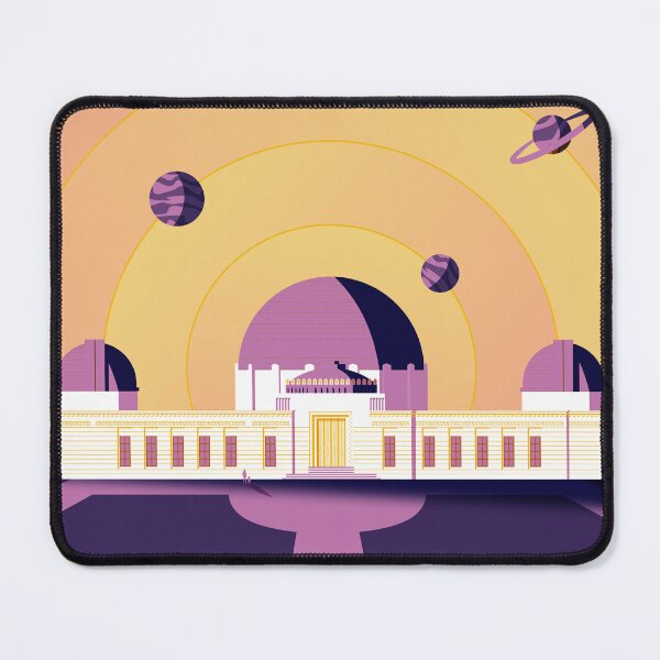 Item preview, Griffith Observatory - Purple and Yellow designed and sold by Architecture Posters.