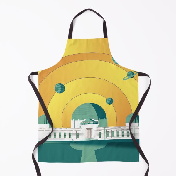 Item preview, Griffith Observatory - Green and Yellow designed and sold by Architecture Posters.