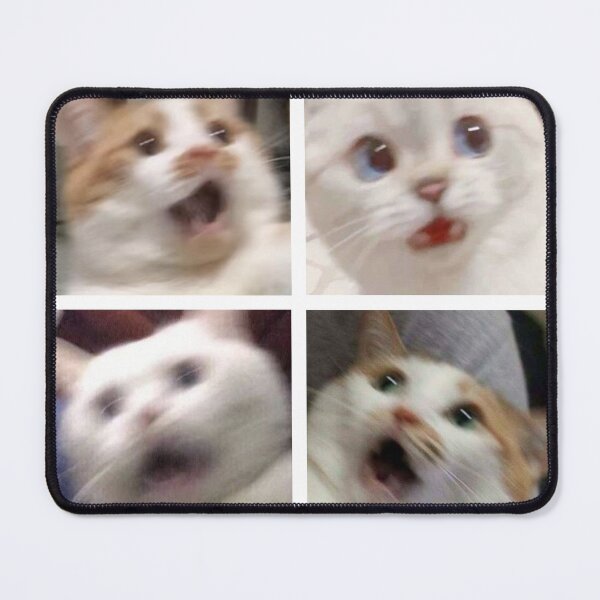 Item preview, Funny Cute Screaming Cat Meme Gen Z Humor  designed and sold by Lemon-y-Shark.