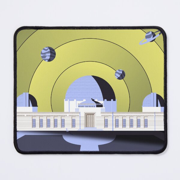 Item preview, Griffith Observatory - Blue and Green designed and sold by Architecture Posters.