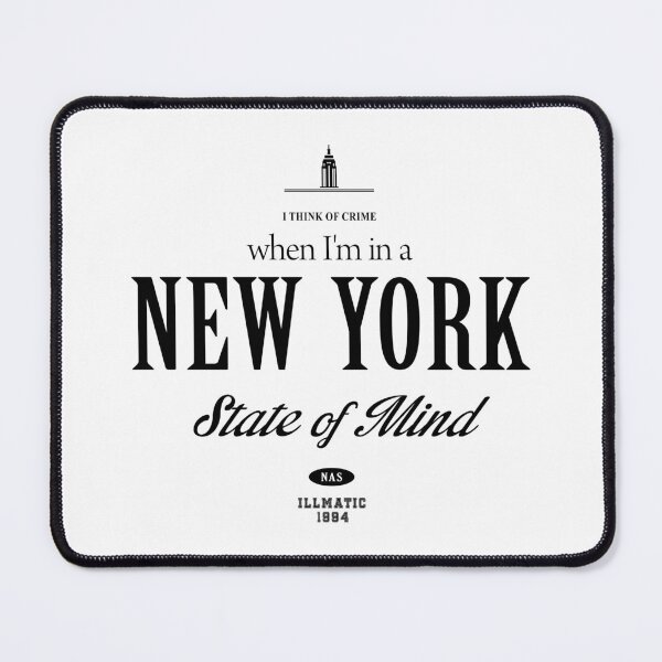Item preview, New York State of Mind - NAS classic iconic Hip hop bars. Illmatic 1994. designed and sold by WitchDesign.