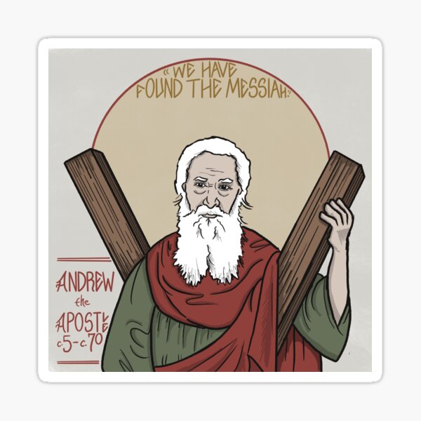 Andrew the Apostle Sticker