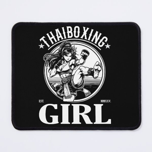 Item preview, Thaiboxing Girl – Fighting with Passion designed and sold by RetroMaritalArt.