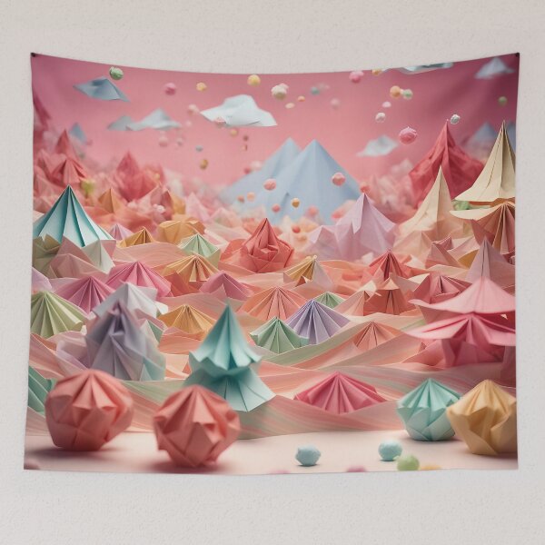 Item preview, Origami Art - Candy Clouds and Caramel Crisp designed and sold by ArtfulFolds.
