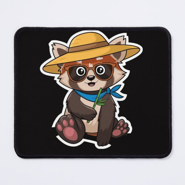 Item preview, Cute Red panda in a hat designed and sold by DamioPolArt.