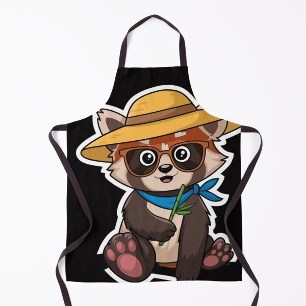 Item preview, Cute Red panda in a hat designed and sold by DamioPolArt.