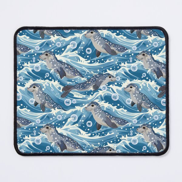 Item preview, Seal Ocean Waves Pattern designed and sold by palaco210.