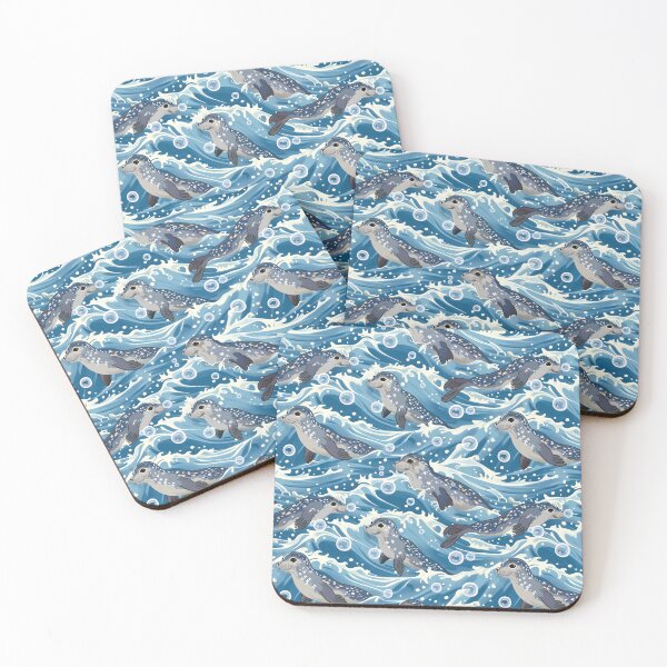 Item preview, Seal Ocean Waves Pattern designed and sold by palaco210.