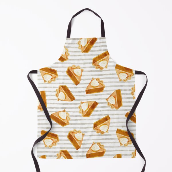 Item preview, Pumpkin Pie Slice on beige stripes designed and sold by littlearrow.