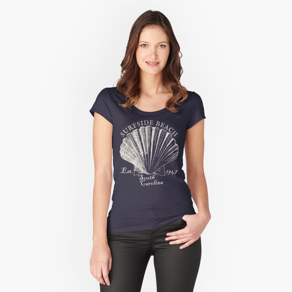 Item preview, Fitted Scoop T-Shirt designed and sold by SurfingLocales.