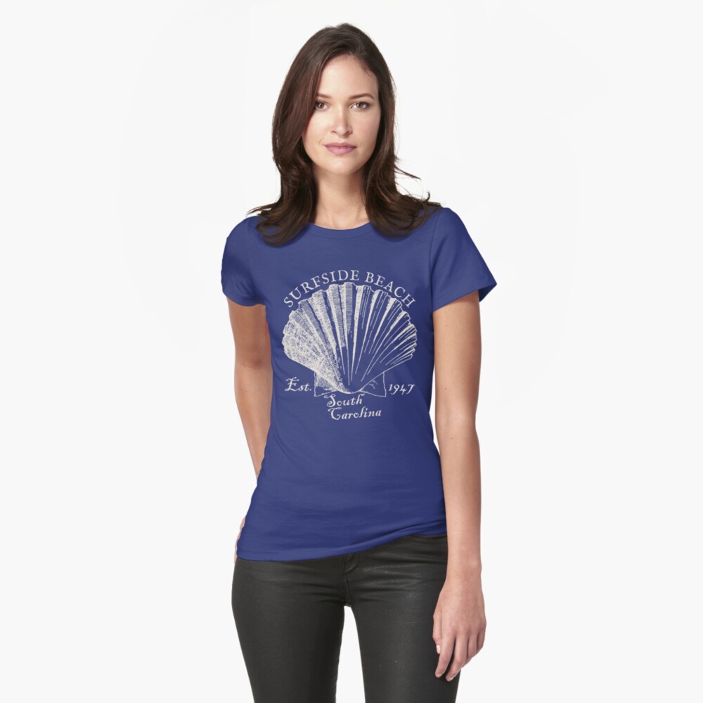 Item preview, Fitted T-Shirt designed and sold by SurfingLocales.