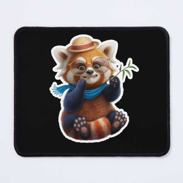 Item preview, Cute and funny Red panda in a hat designed and sold by DamioPolArt.