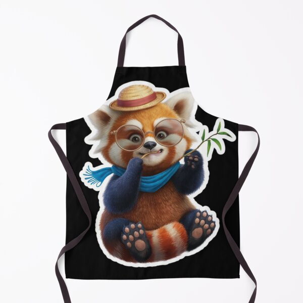 Item preview, Cute and funny Red panda in a hat designed and sold by DamioPolArt.