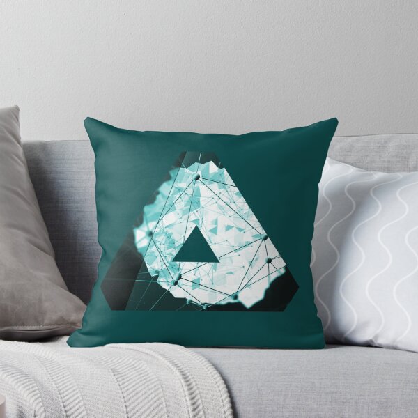 Item preview, Geometría abstracta: Cristal marino (azul hielo) designed and sold by ThisLucidLens.