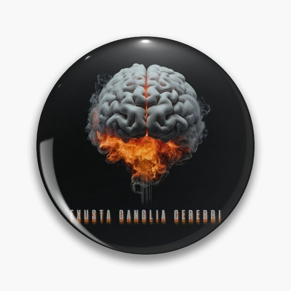 Item preview, Exusta ganglia cerebri,  a burning brain designed and sold by silent-violin.