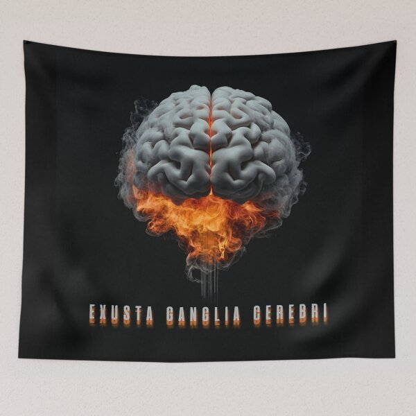 Item preview, Exusta ganglia cerebri,  a burning brain designed and sold by silent-violin.