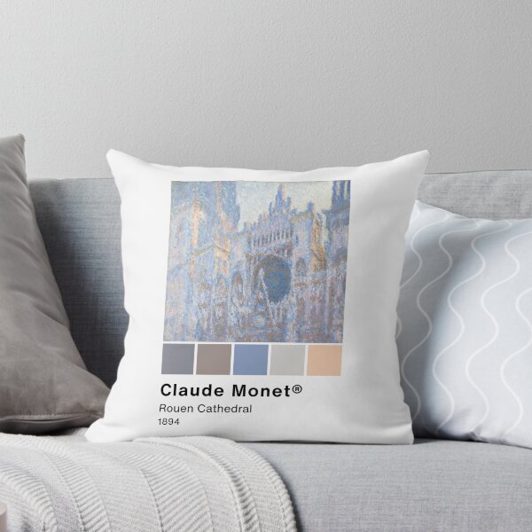 Item preview, Claude Monet - Rouen Cathedral - Pantone Color swatch, Art Paintings Art history  designed and sold by Lemon-y-Shark.