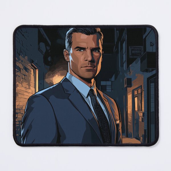 Item preview, Suit & Shadows: Mysterious Agent in a Midnight Alley 3:2 designed and sold by ZGigerBarker.