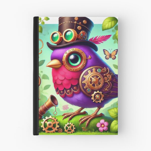 Item preview, Steampunk Purple Finch designed and sold by Sillytoe.