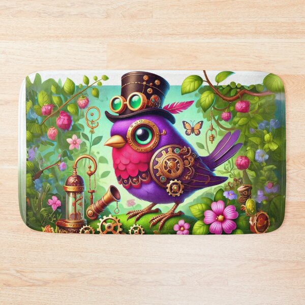 Item preview, Steampunk Purple Finch designed and sold by Sillytoe.